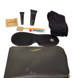 Lanvin Parfums Turkish Airlines Business Class Amenity Travel Toiletries Kit NEW
